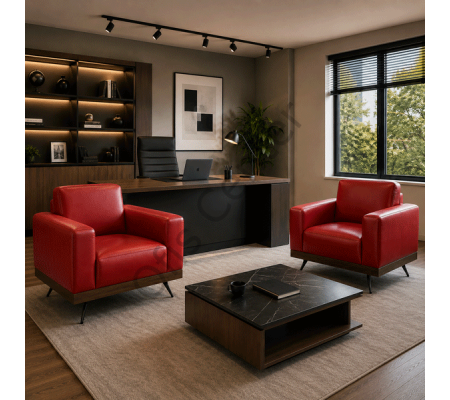 Loft Tarz Tekli Ofis Kanepesi